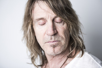 Fototapeta premium Portrait of a man in studio