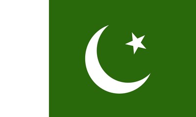 Flag of Pakistan vector graphics