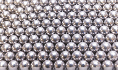 Abstract texture of metall balls