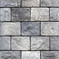 Grey Brick Wall Background