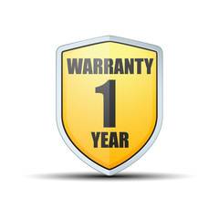 1 Year Warranty shield