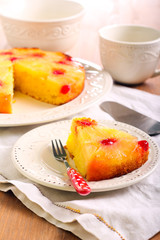 Pineapple upside down cake