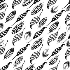 Doodle Hand drawn Seamless Pattern