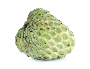 custard apple on white background