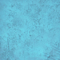 Grunge blue wall background or texture