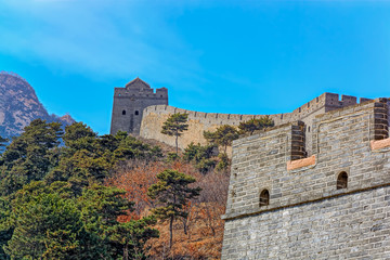 Fototapeta premium Watch towers on Great China wall