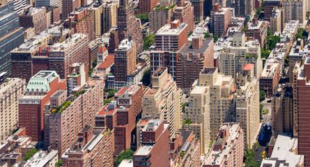 New York City Panoramic Buildings Background