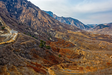 Winter Yanshan Mountains