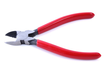 tool pliers isolated on white background