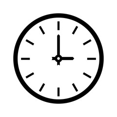 Clock icon simple