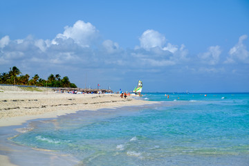 Obraz premium The beautiful beach of Varadero in Cuba