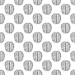 Human brain pattern seamless