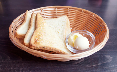 Toast and butter