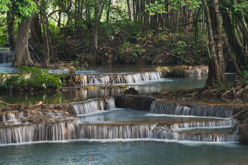 Hauy Meakamin waterfall, Located Kanjanaburi Province, Thailand