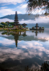 View od a Temple at Bali Indonesia