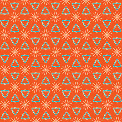 Vector seamless pattern. Modern stylish texture. Repeating geometric tiles.