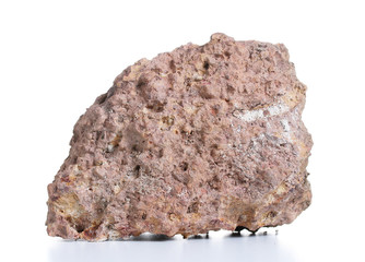 Stone, Isolated on a white background.