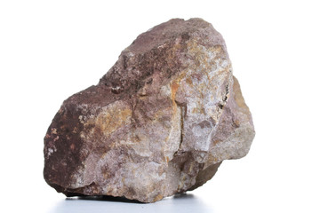 Obraz premium Stone, Isolated on a white background.