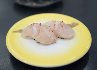 Japanese Hotate sushi (Scallop)