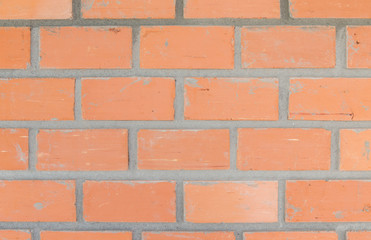 Red brick wall texture background