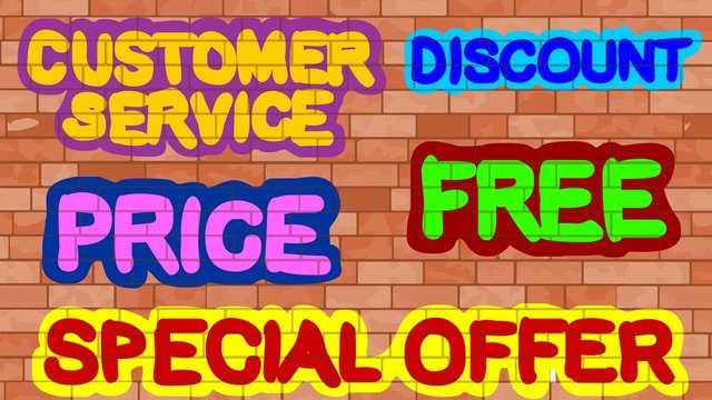 Customer Service, Discount, Price, Free, Special Offer