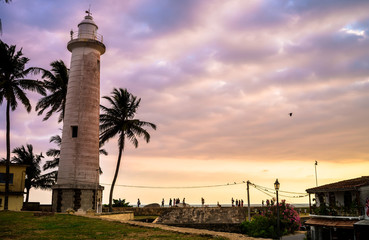 Fort Galle, Sri Lanka, was built first in 1588 by the Portuguese, then extensively fortified by the Dutch during the 17th century from 1649 onwards.
