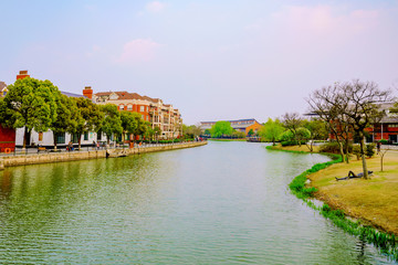 Fototapeta premium Thames Town Shanghai