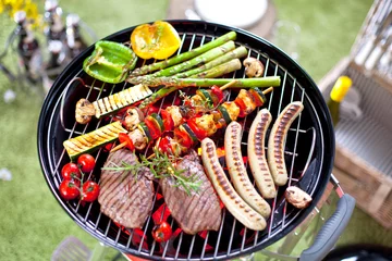 Papier Peint photo Lavable Grill / Barbecue Grill