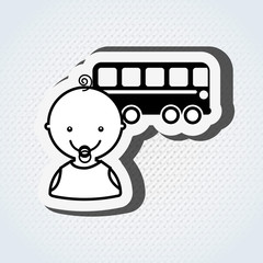 baby with toy design 