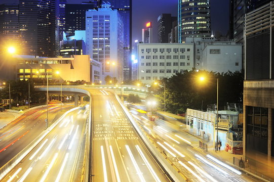 Hong Kong at night