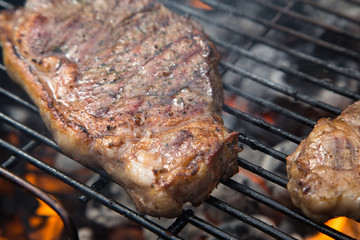 Rumpsteak auf Grill