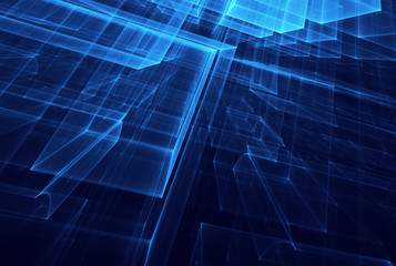 abstract fractal background