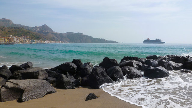 The Coast Of Giardini Naxos