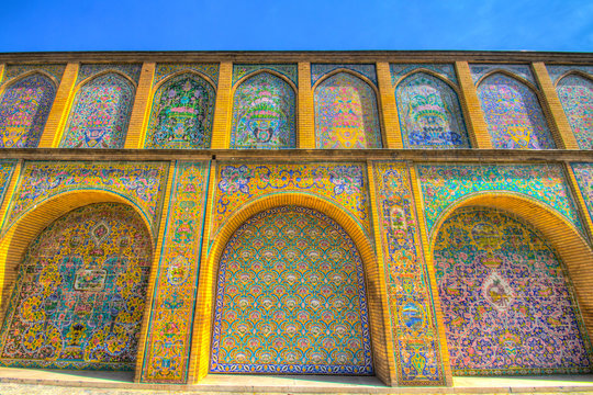 Traditional houses, Golestan Palace, Tehran 