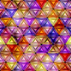 Seamless texture  abstract shiny colorful background 3D illustration