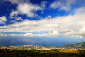 Atlantic coast in Tenerife, Spain, Europe