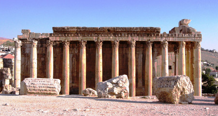 Obraz premium Bacchus temple, Baalbek, Lebanon