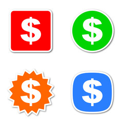 pdf simple red web internet icon set flat design sticker tag,
