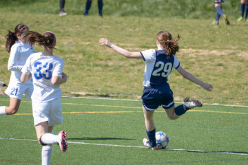 Obraz premium Strzelanie przez obronę