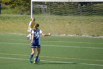 Striker Getting Ready to Shoot