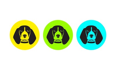 dog vector logo
