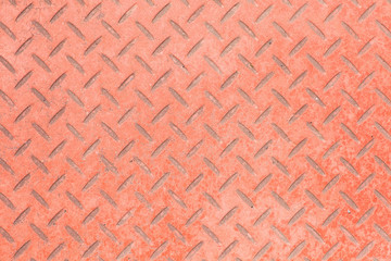 Red diamond plate texture and background seamless