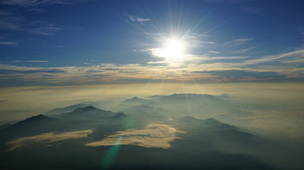富士山頂からのご来光