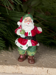 cute santa miniature