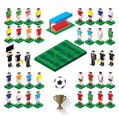 group of national team football player