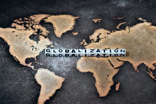 GLOBALIZATION on world map