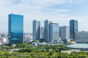Obraz premium Osaka skyline