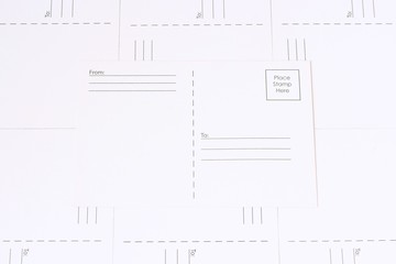 Blank postcards