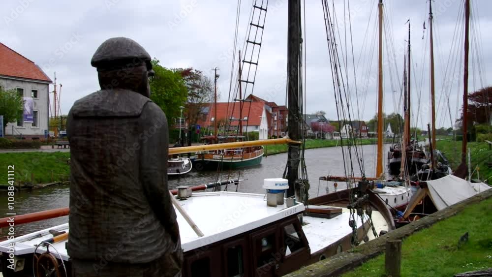 Poster Carolinensiel Hafen vid 02