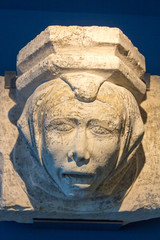 Fototapeta premium Sculpture found in ancient excavations